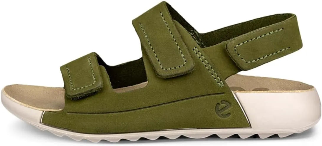 ECCO Unisex-Child Cozmo 3-Strap Adjustable Velcro Sandal