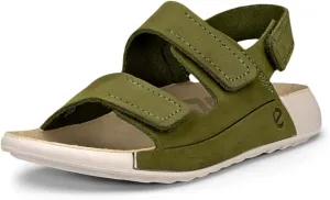 ECCO Unisex-Child Cozmo 3-Strap Adjustable Velcro Sandal