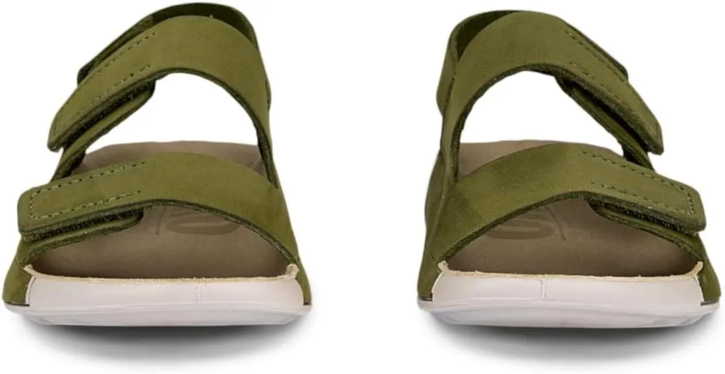 ECCO Unisex-Child Cozmo 3-Strap Adjustable Velcro Sandal