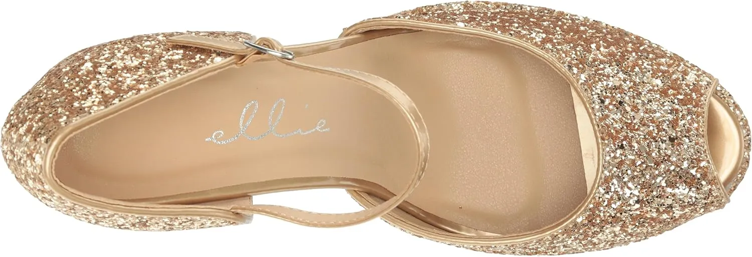 Ellie Shoes Women's Glitter Sandal