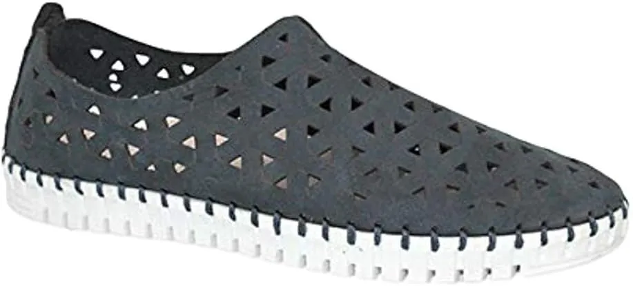 Eric Michael Womens European Casual Light Weight Slip On Flat