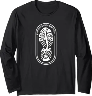 Everest Base Camp Trek Nepal Trekking Boot Print Hiking Long Sleeve T-Shirt