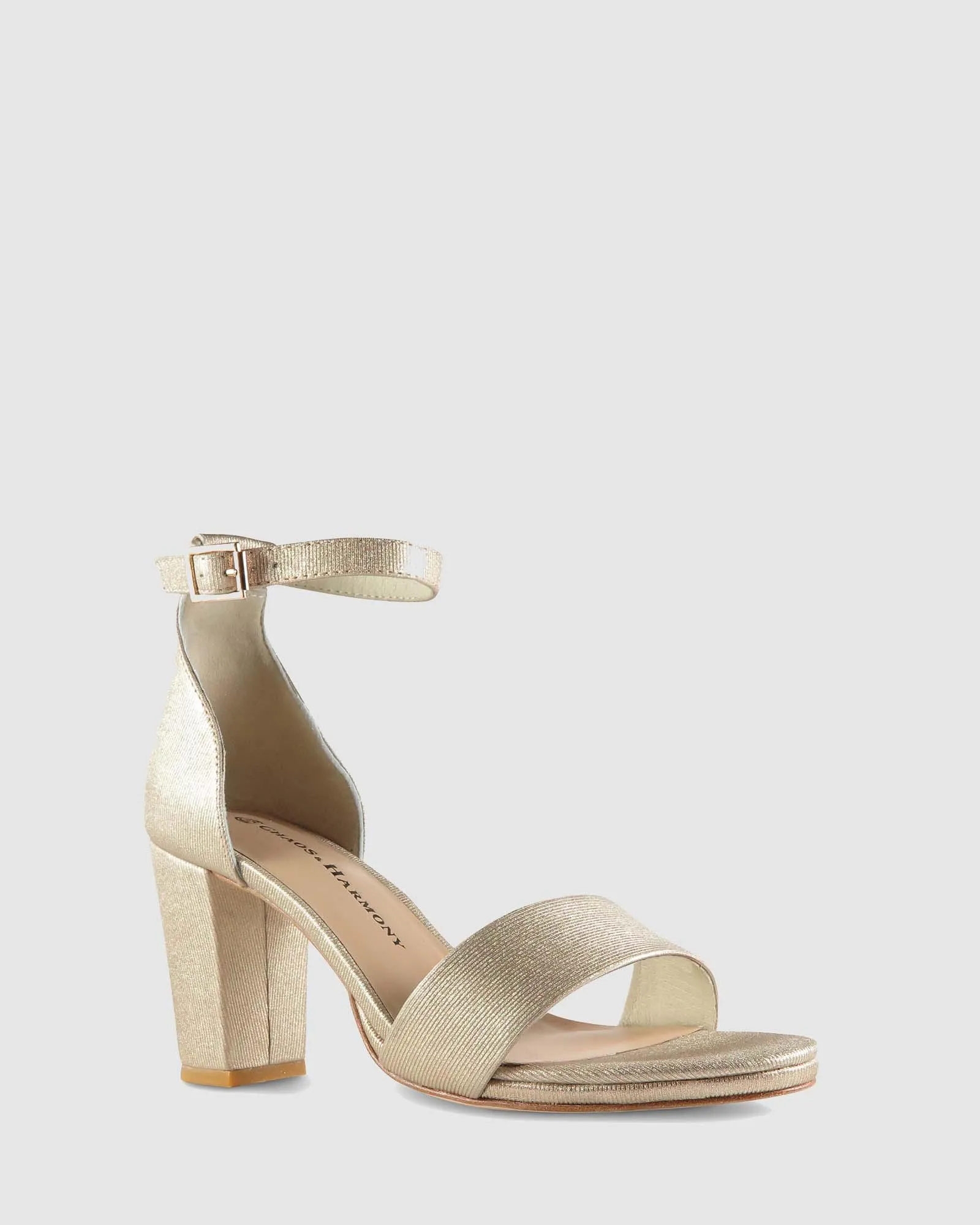 Evermore High Heel - Gold Lines