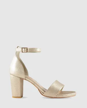 Evermore High Heel - Gold Lines