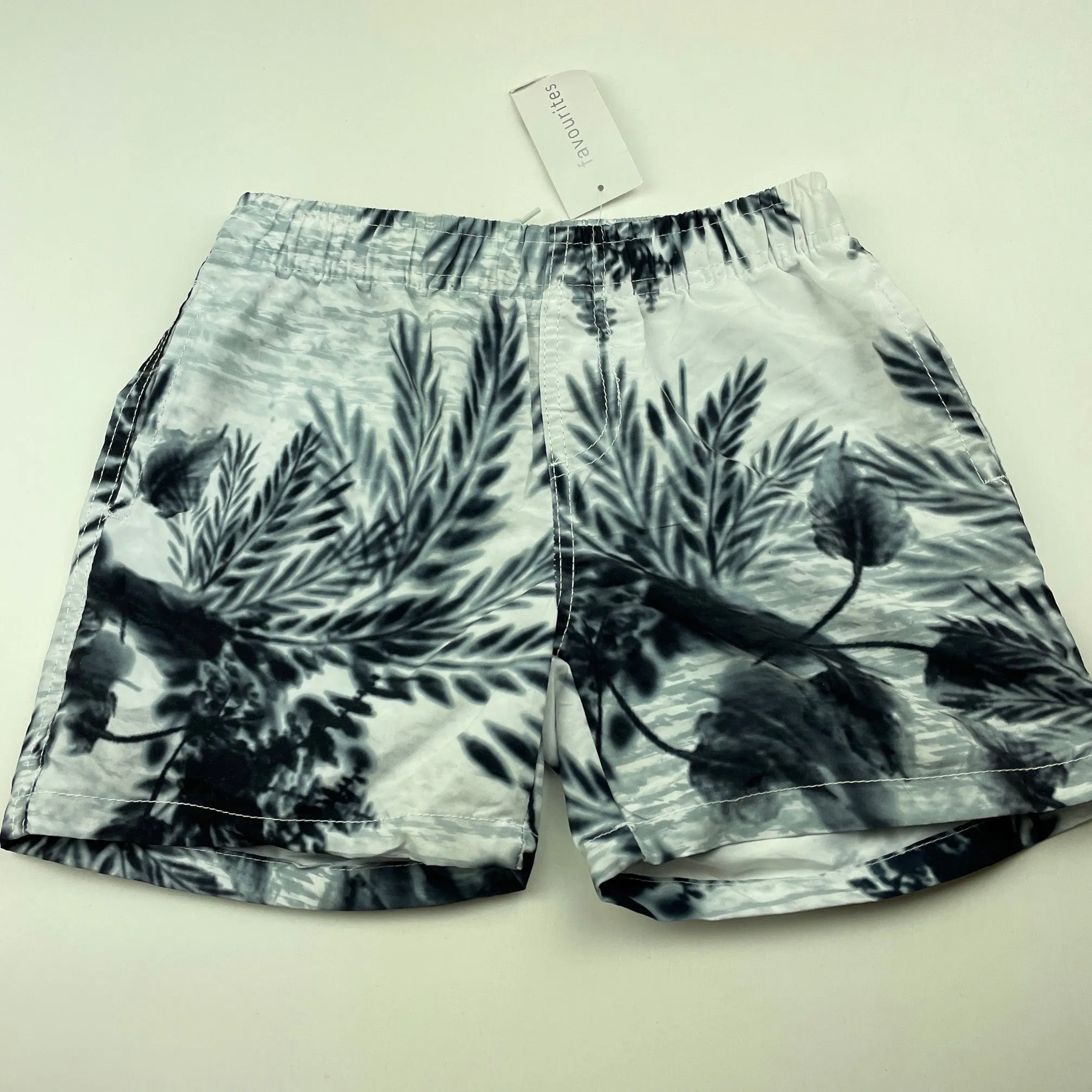 Favourites lightweight board shorts, elasticated, size 7, BNWT