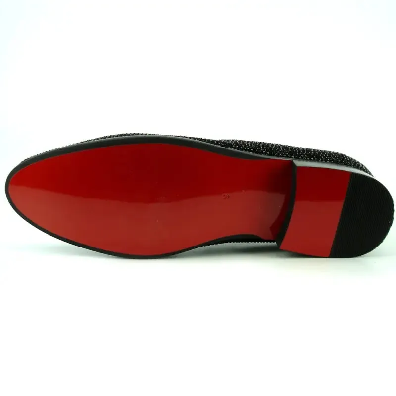 Fiesso FI-7285-A Black Loafers