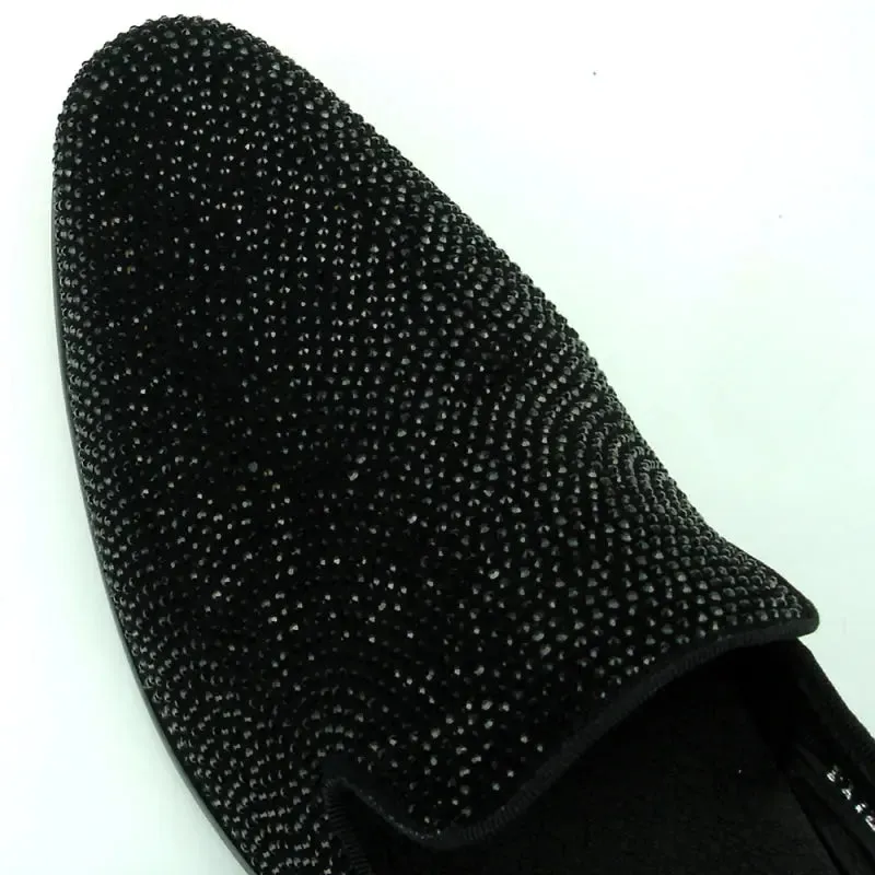 Fiesso FI-7285-A Black Loafers
