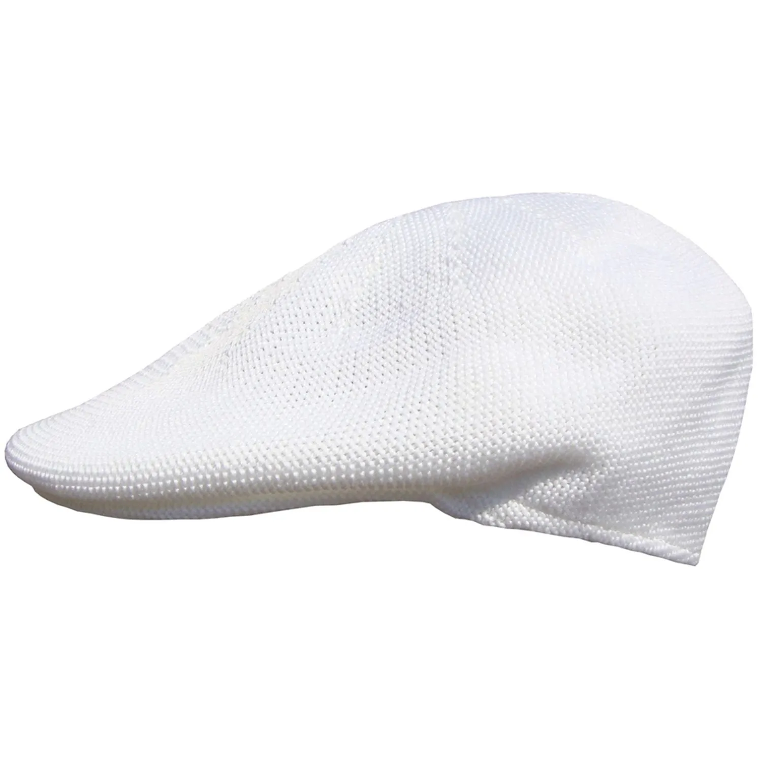 Flat Cap Sun Hat In White - 56cm, 57cm, 58cm