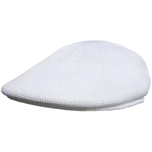 Flat Cap Sun Hat In White - 56cm, 57cm, 58cm