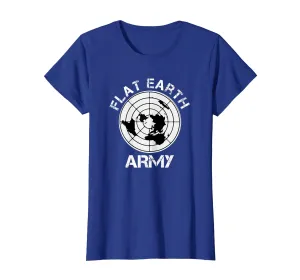 Flat Earth Army Shirt For Men Women