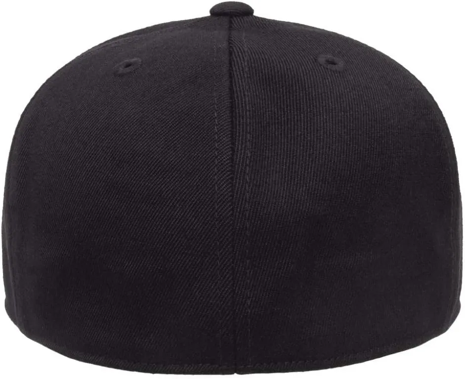 Flexfit Premium 210 Flatbill Fitted Baseball Hat Bundle with THP Cap Catcher