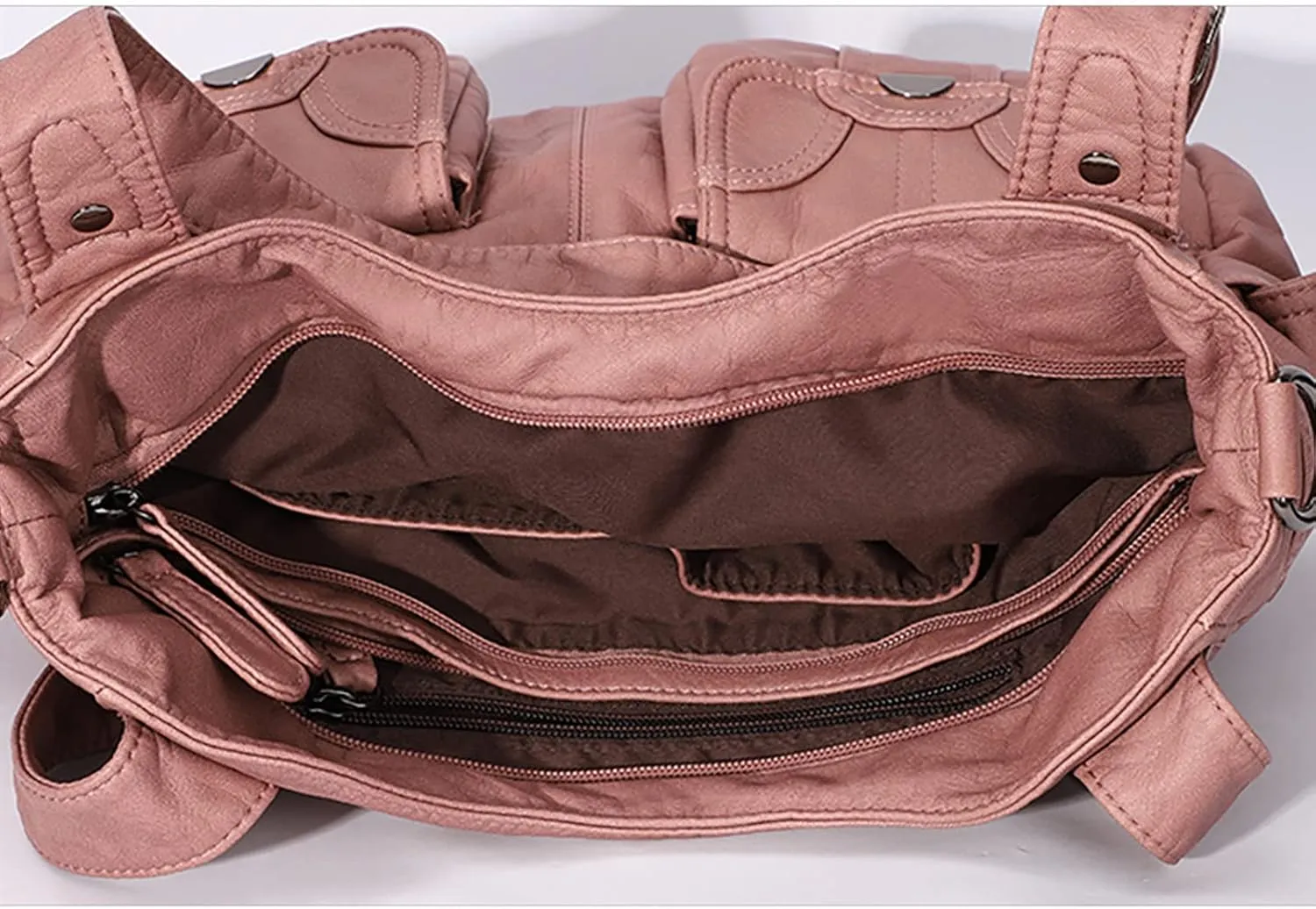 Foreign Trade Fashion Women's Shoulder Bag European And Large Capacity PU Portable Shoulder Bag