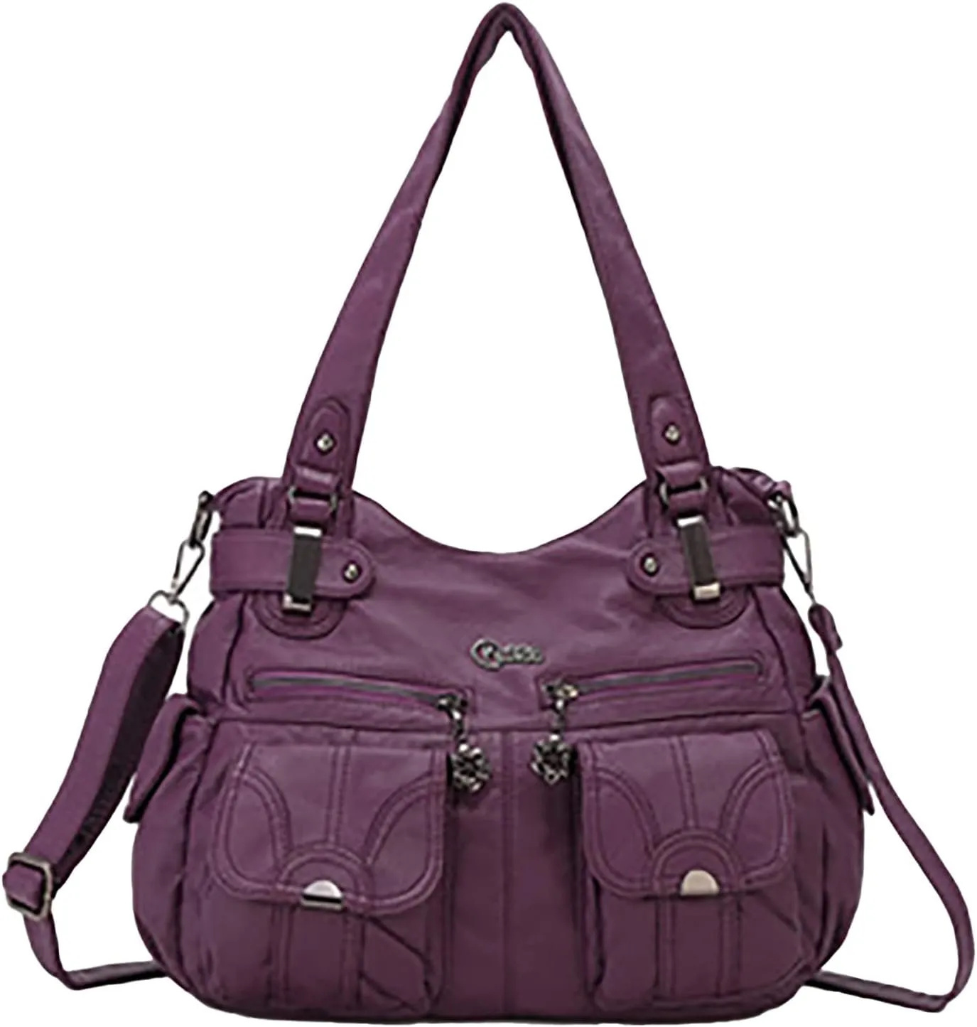 Foreign Trade Fashion Women's Shoulder Bag European And Large Capacity PU Portable Shoulder Bag