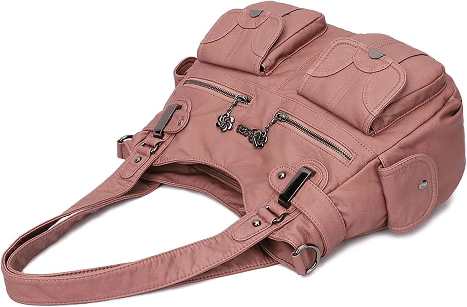 Foreign Trade Fashion Women's Shoulder Bag European And Large Capacity PU Portable Shoulder Bag