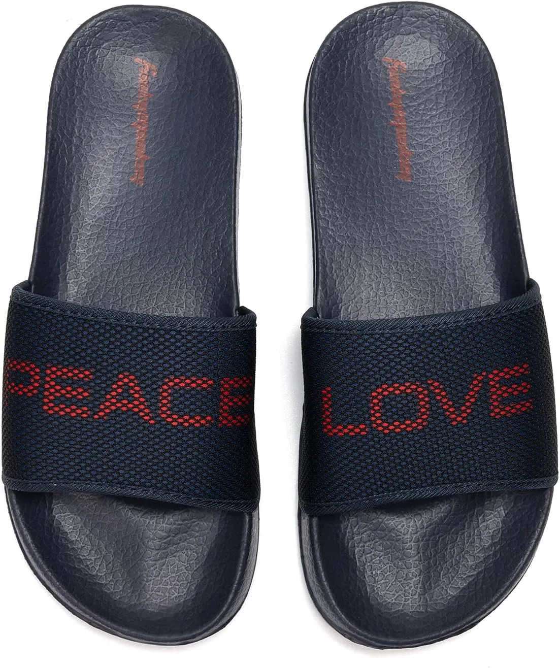 FUNKYMONKEY Men's Casual Sandal Slippers Outdoor Indoor Slide for Men