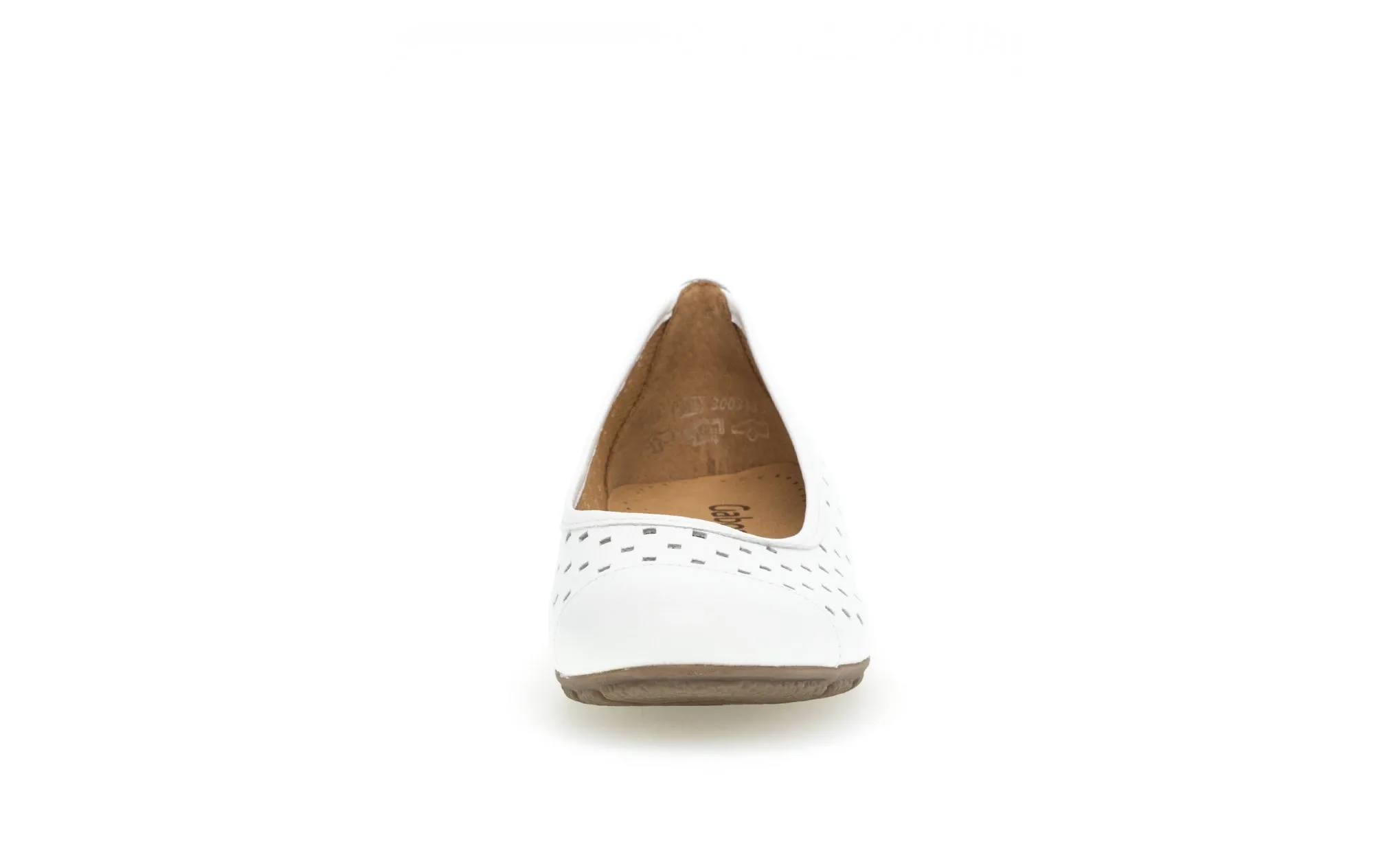 GABOR - 44.169.21 FLAT POMP - WHITE