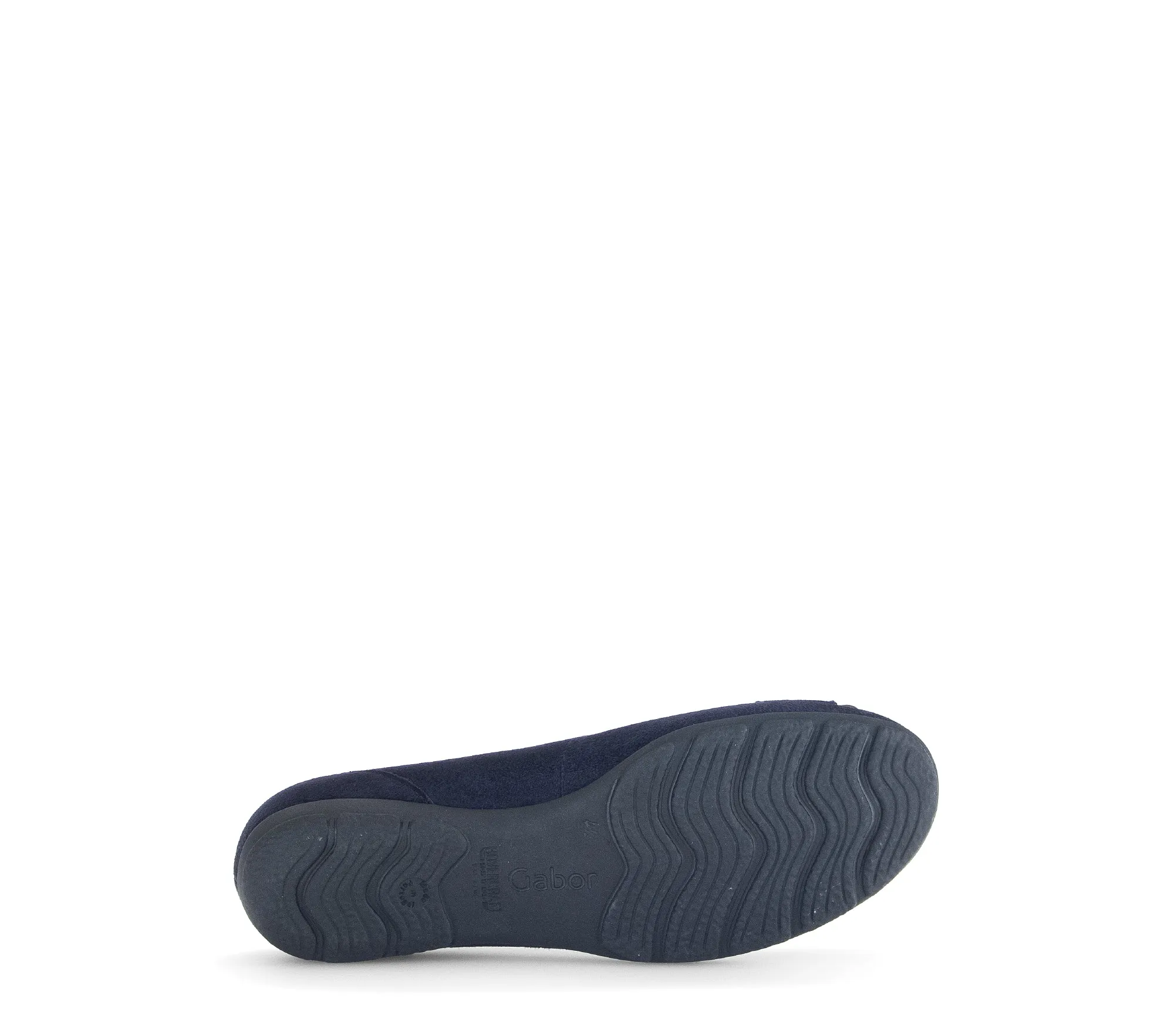 GABOR - 64.166.16 FLAT POMP - NAVY SUEDE
