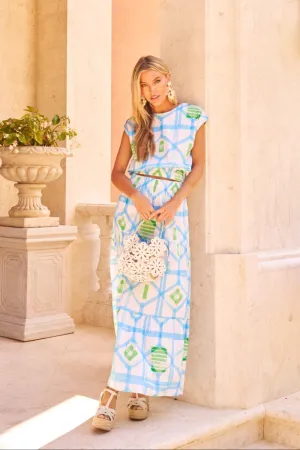 Gardenia Skirt in Sky Picnic