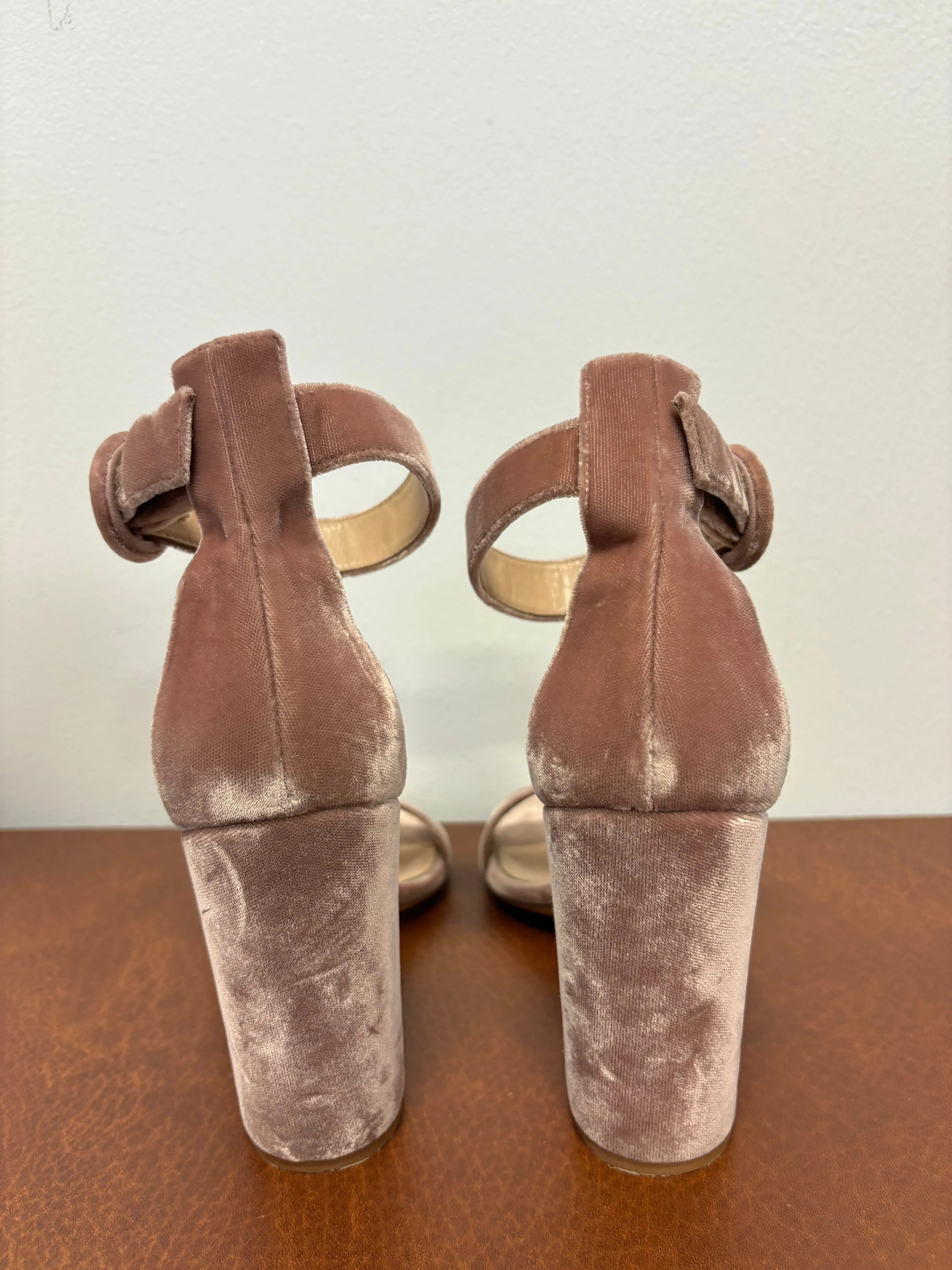 Gianvito Rossi Velvet Heels