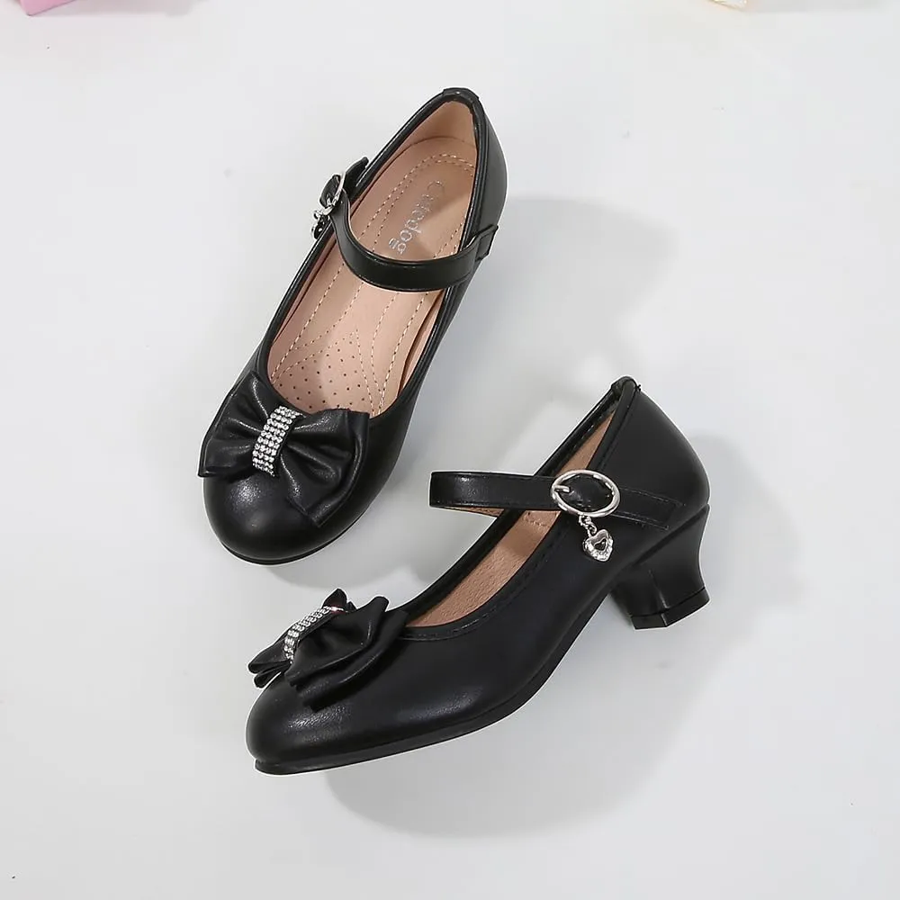 Girls Dress Shoes Prom Shoes Wedding Shoes Low Heel Glitter Toddler Shoes
