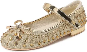 Girls Dress Shoes Prom Shoes Wedding Shoes Low Heel Glitter Toddler Shoes