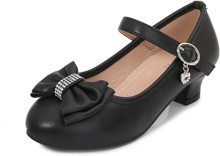Girls Dress Shoes Prom Shoes Wedding Shoes Low Heel Glitter Toddler Shoes