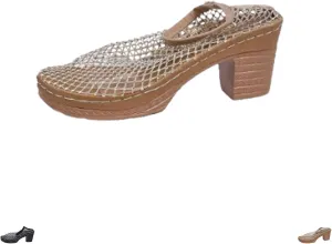 Glitter Mesh Hollow Ankle Boots, Glitter Fishnet Ankle Booties with Chunky Heel, Party & Casual Sparkle Shoes