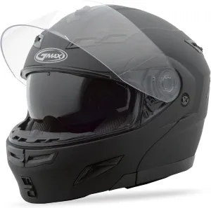 Gmax Unisex Adult GM54S Flat Black Modular Helmet 1540074