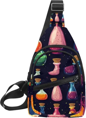 Halloween concept flat (2) Sling Backpack Bag