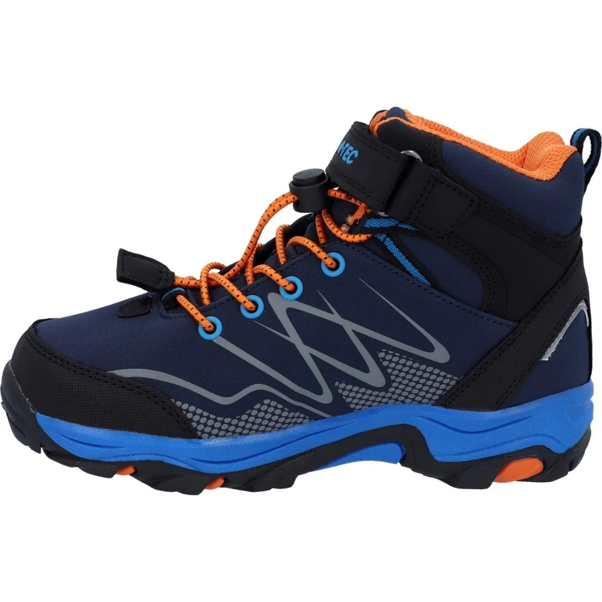 Hi-Tec Blackout Mid Kids Vegan-Friendly Waterproof Hiking Boots