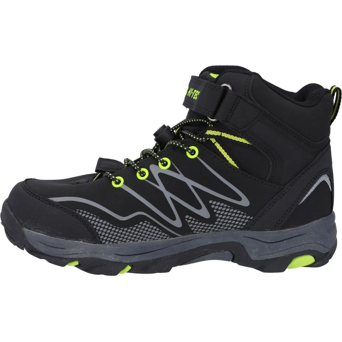 Hi-Tec Blackout Mid Kids Vegan-Friendly Waterproof Hiking Boots