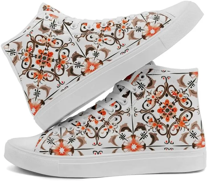 High-top Canvas Shoes for Girls Boys Lightweight Yoga Casual Walking Sneakers Anti-Slip White Flat Footwear Unisex