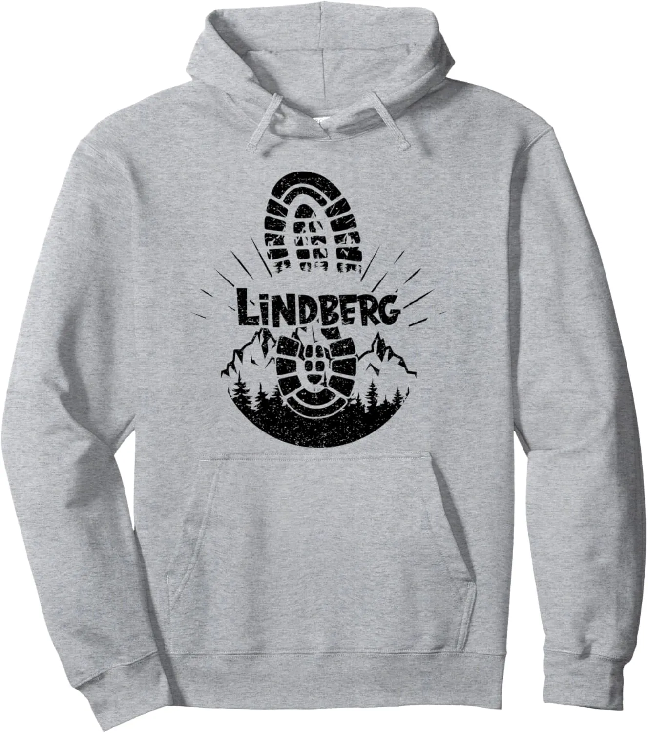 Hiking In Lindberg Germany Vacation Hiker Pullover Hoodie