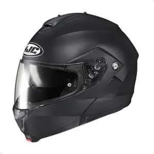 HJC C91 Solid Modular Motorcycle Helmet with HJ-17 Pinlock Shield, DOT Approved(Semi Flat Black, XX-Large)