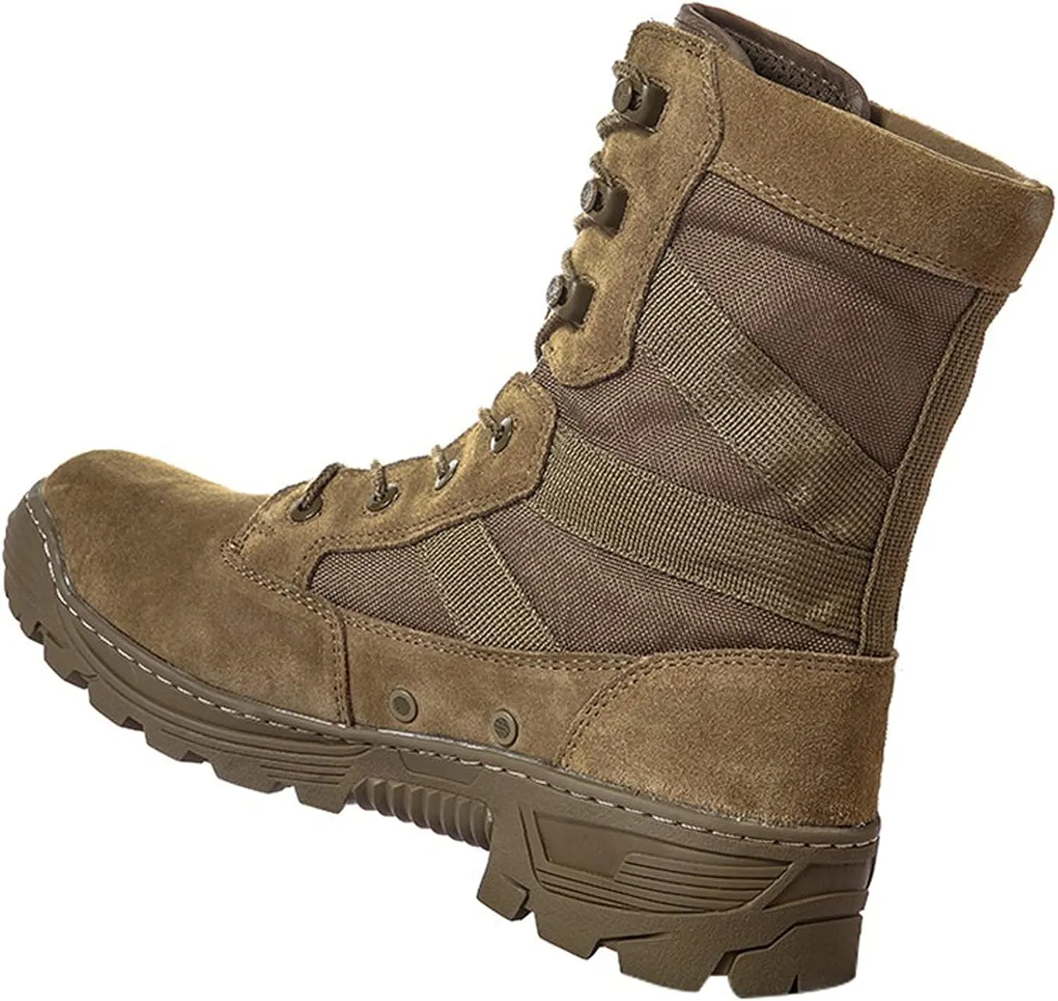 hongrenamz Mens Camping Walking Boots Lightweight High Rise Hiking Climbing Trekking Waterproof Shoes Brown-EU43/US9