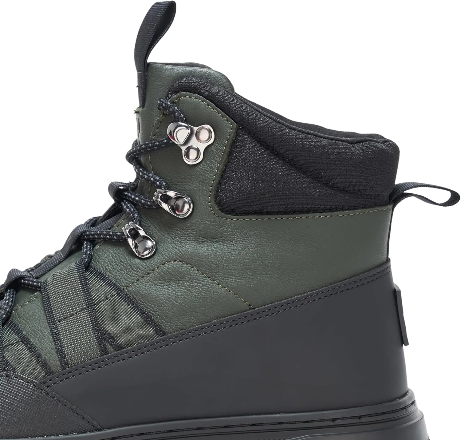 HUGO Women's High Top Hiking Style Lace Up Boot Fashion