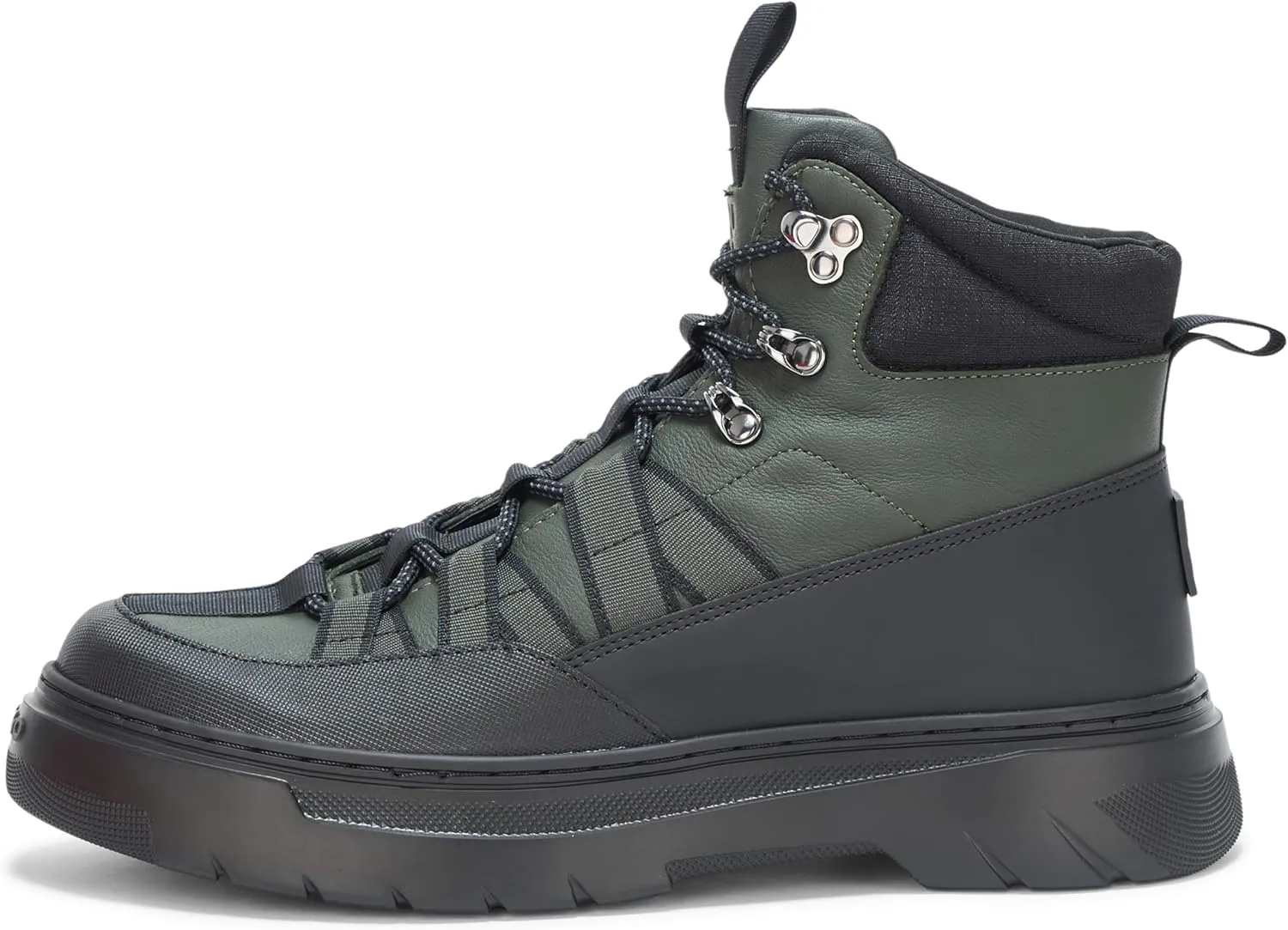 HUGO Women's High Top Hiking Style Lace Up Boot Fashion