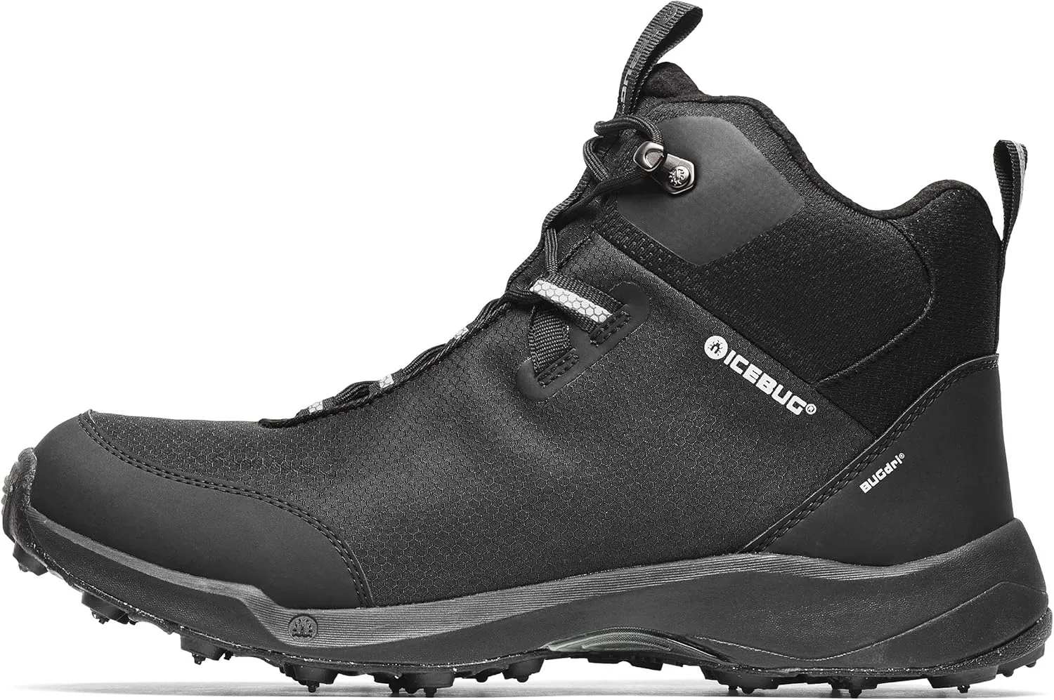Icebug Mens Speed2 BUGrip Hiking Boot with Carbide Studded Traction Sole