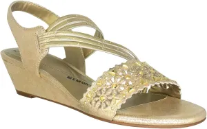 Impo Gatrina Stretch Wedge Sandal with Memory Foam
