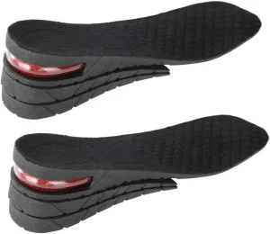 Increase Insoles, Height Adjustable 4 Layer Increase Insoles Unisex PU Height of Heel Highest Insoles(03# 3 Layers)