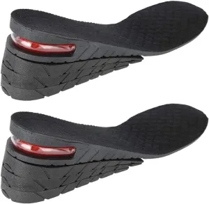 Increase Insoles, Height Adjustable 4 Layer Increase Insoles Unisex PU Height of Heel Lift Highest Insoles(04# 4 Layers)