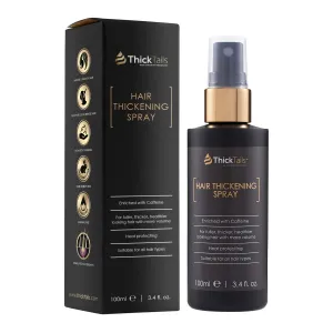 Instant Hair Thickening Spray for Women & Men | Boosts Volume, Fuller-Looking Hair in Seconds | Sulphate-Free, Caffeine & Keratin Infused Pre-Styler | Lightweight, No Residue, 3.4 fl.oz