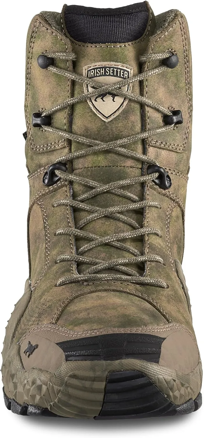 Irish Setter, VaprTrek, Men’s, 8", Waterproof, Hunting Boot, Earth Field Camo