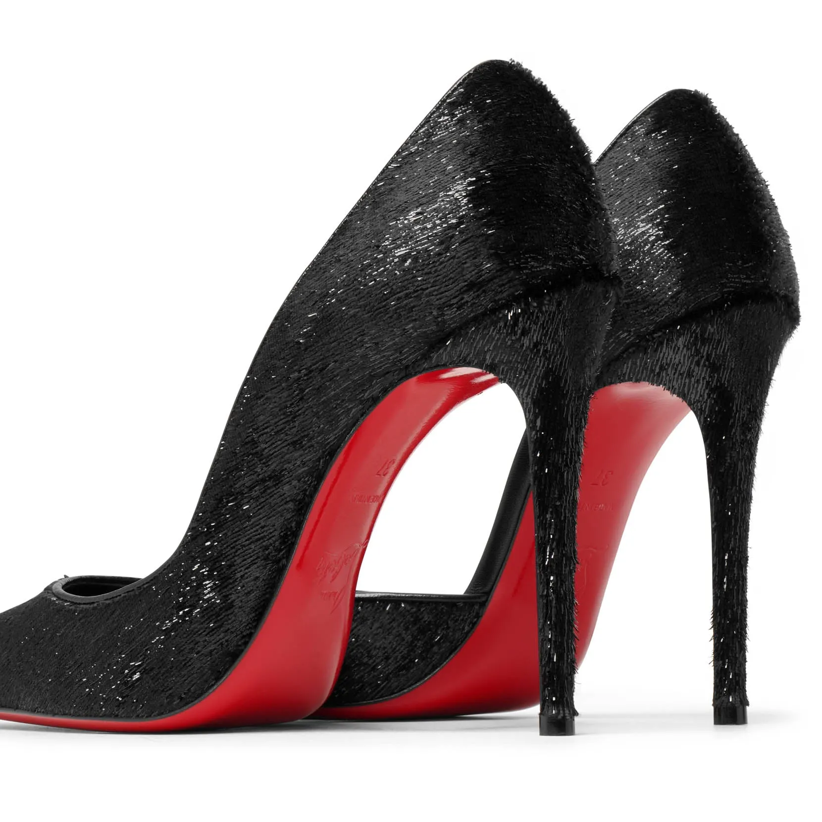 Iriza 100 black velvet pumps