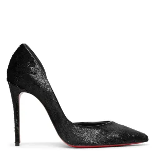 Iriza 100 black velvet pumps