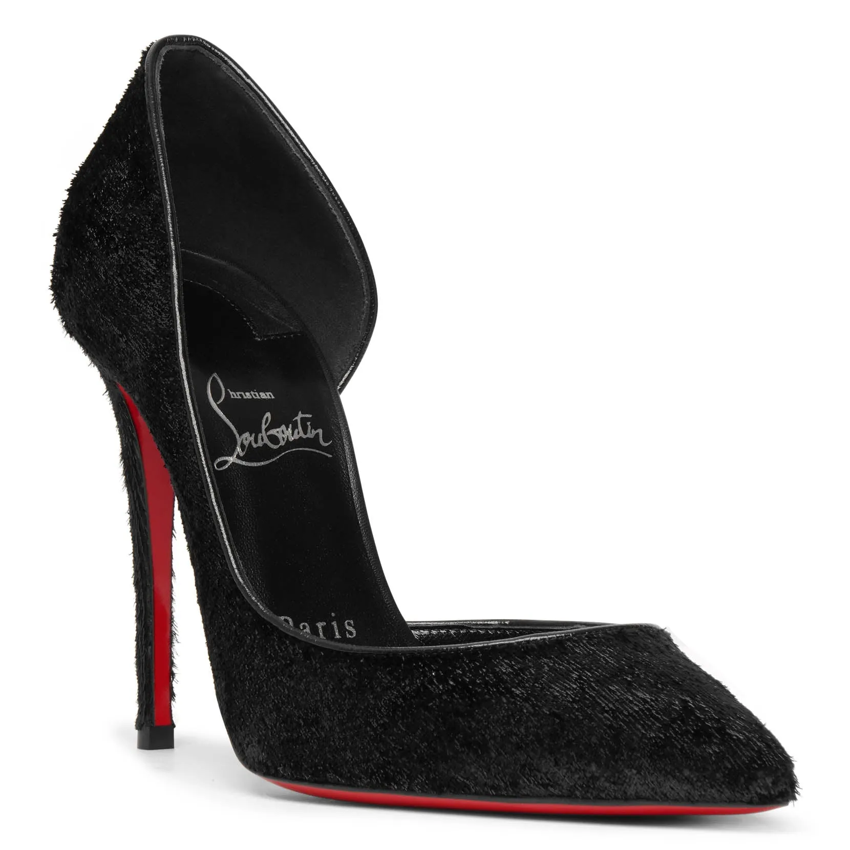 Iriza 100 black velvet pumps