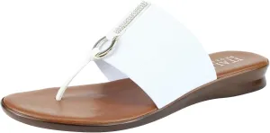 ITALIAN Shoemakers Lillee Women's Comfort Band Sandal Low Stretch Elastic