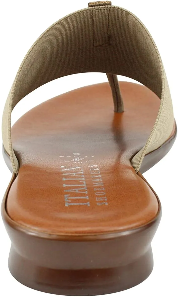 ITALIAN Shoemakers Lillee Women's Comfort Band Sandal Low Stretch Elastic