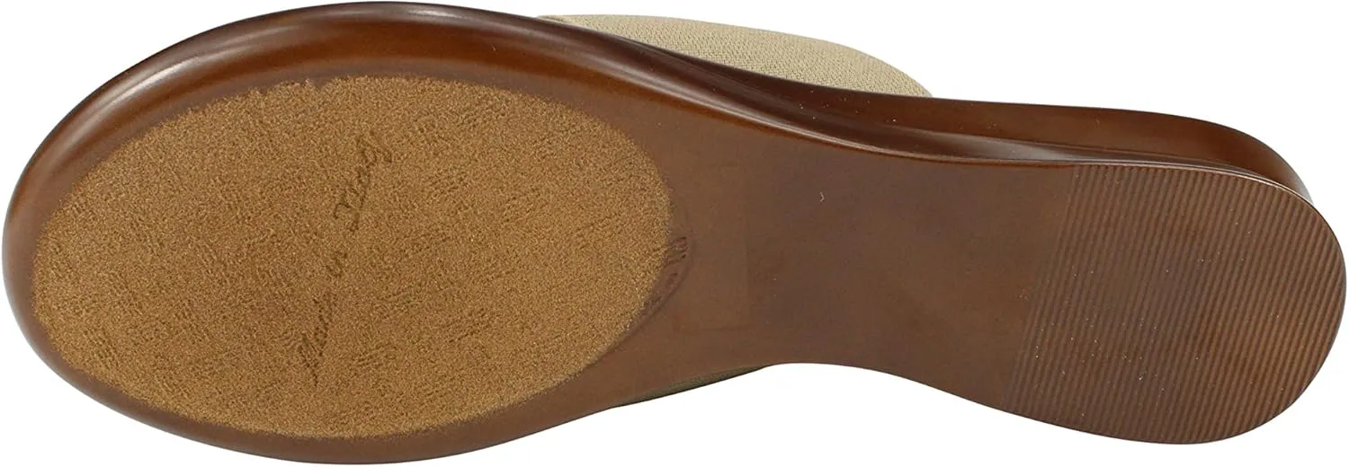 ITALIAN Shoemakers Lillee Women's Comfort Band Sandal Low Stretch Elastic
