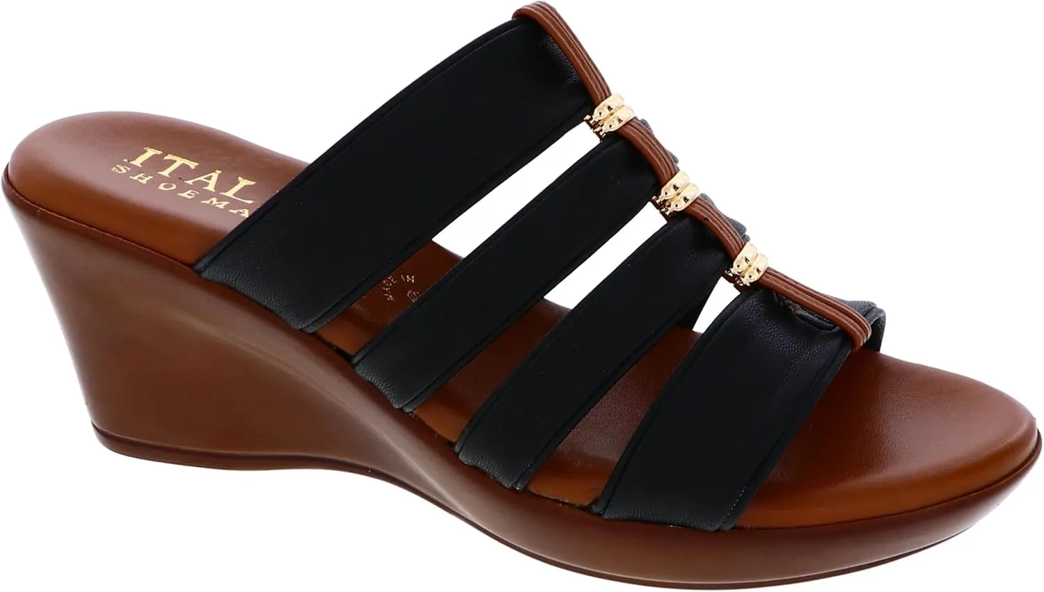 ITALIAN Shoemakers Women's Clover Wedge Sandal